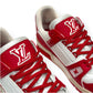 LOUIS VUITTON LV TRAINER RED UK8