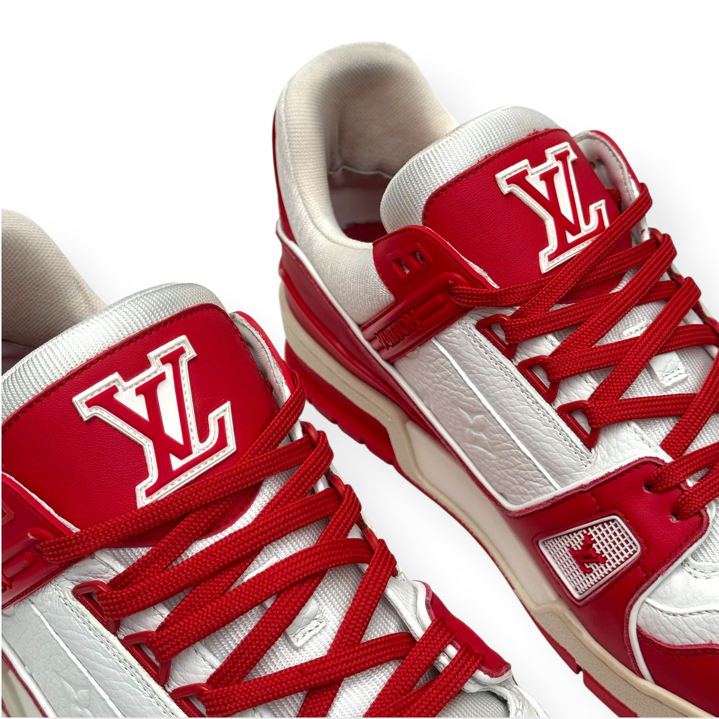 LOUIS VUITTON LV TRAINER RED UK8