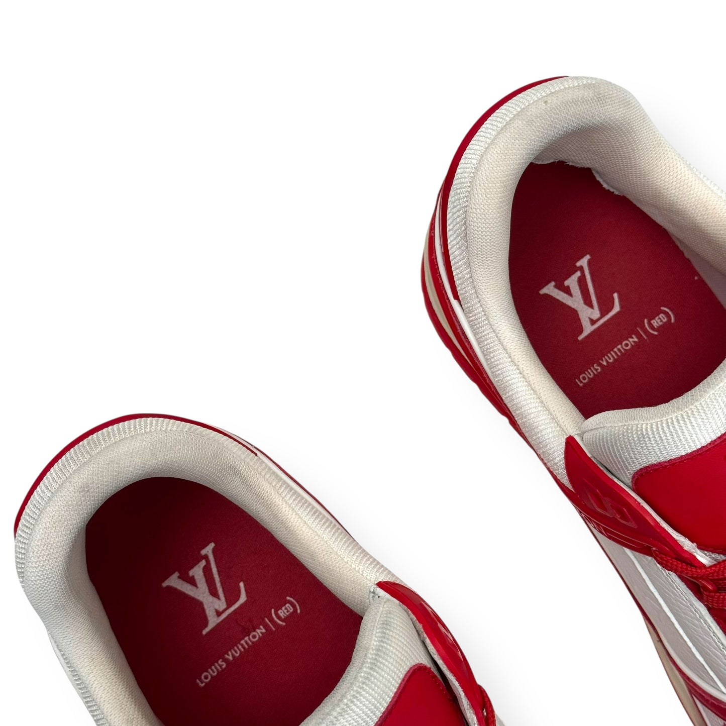 LOUIS VUITTON LV TRAINER RED UK8