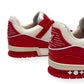 LOUIS VUITTON LV TRAINER RED UK8