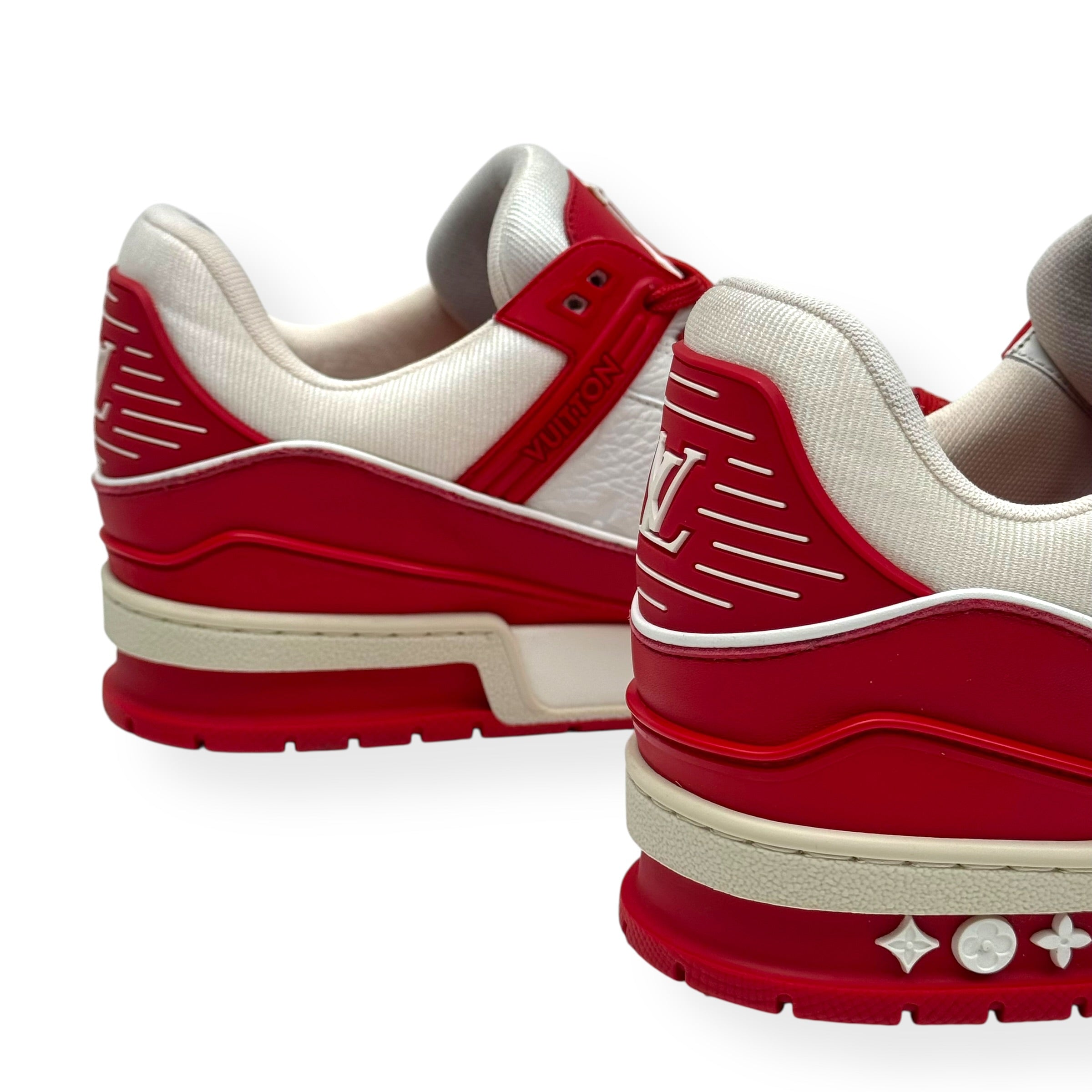 LOUIS VUITTON LV TRAINER RED UK8