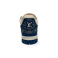 LOUIS VUITTON DENIM LV TRAINER BLUE UK8