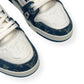 LOUIS VUITTON DENIM LV TRAINER BLUE UK8