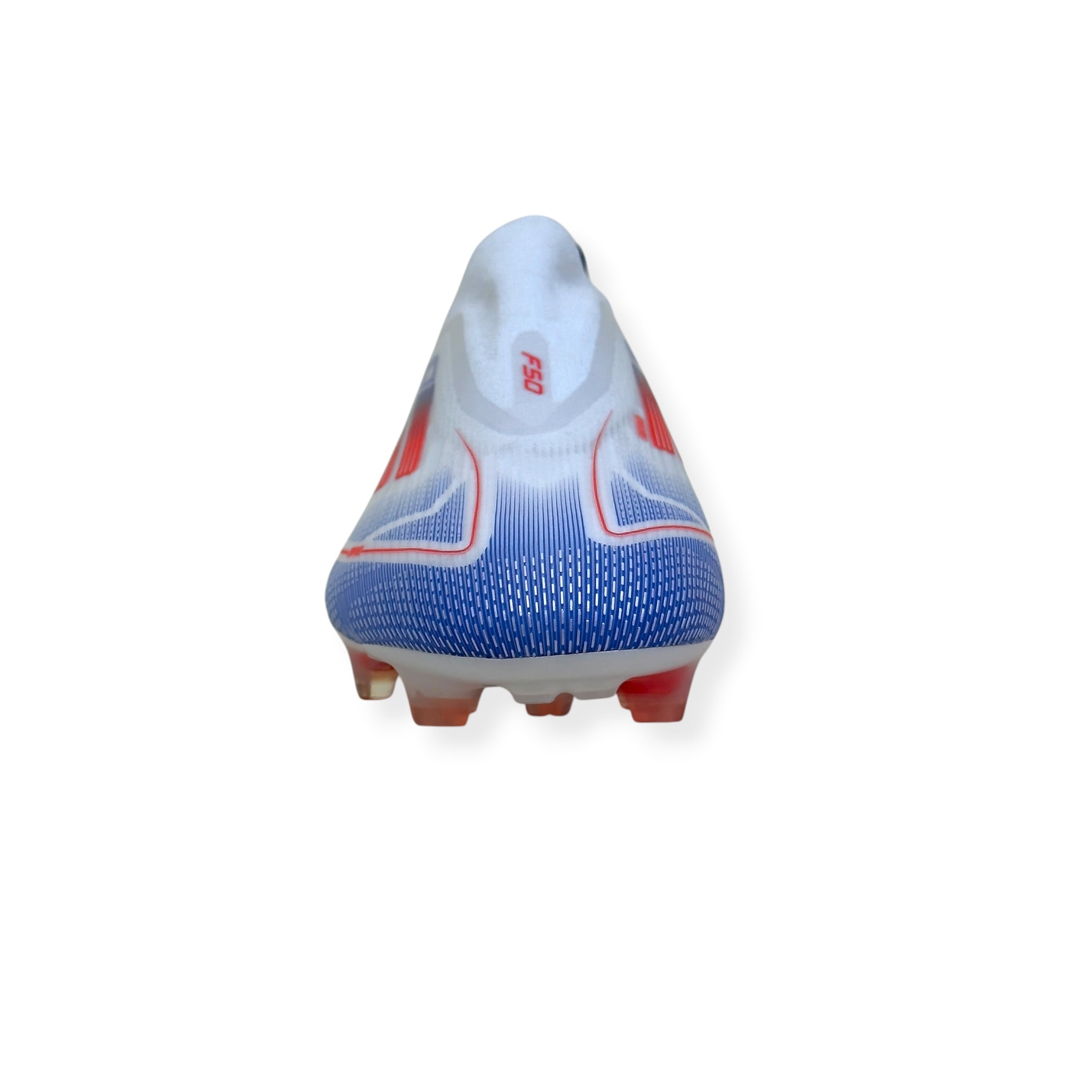 ADIDAS F50 ELITE LL FG FOOTBALL BOOTS WHITE / RED / BLUE UK10.5