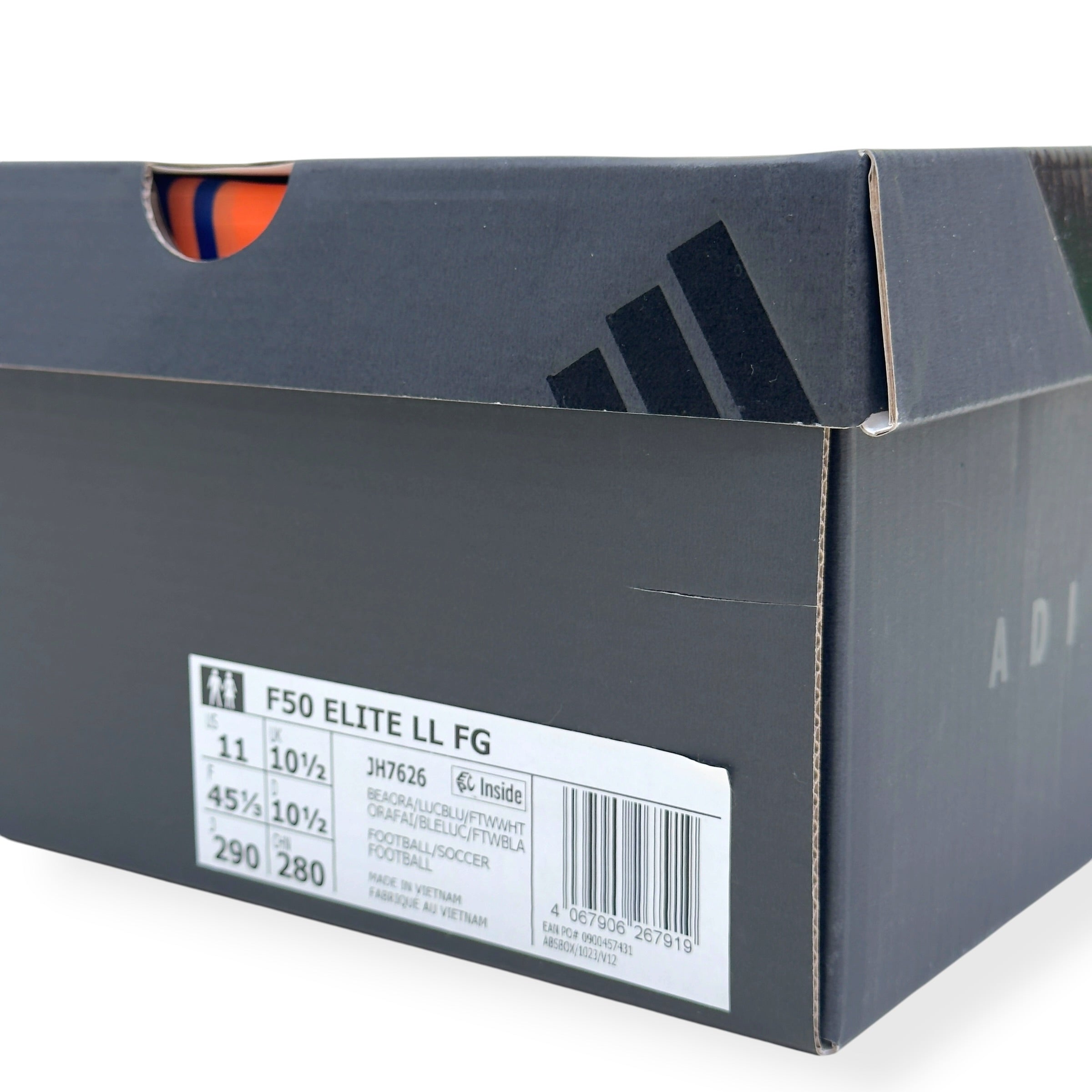 ADIDAS F50 ELITE LL FG FOOTBALL BOOTS ORANGE UK10.5