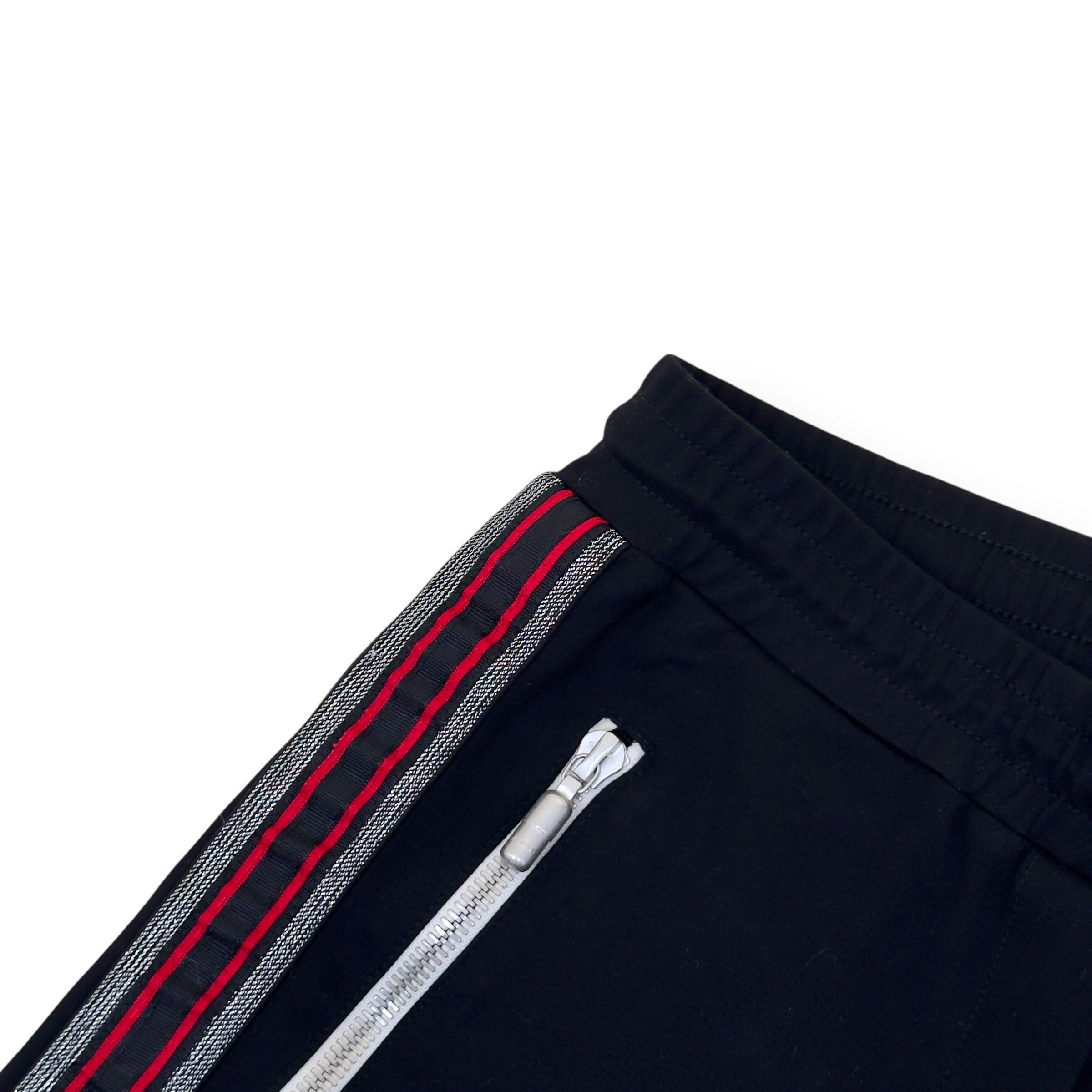 RHUDE TRAXEDO STRETCH-JERSEY SHORTS BLACK XS