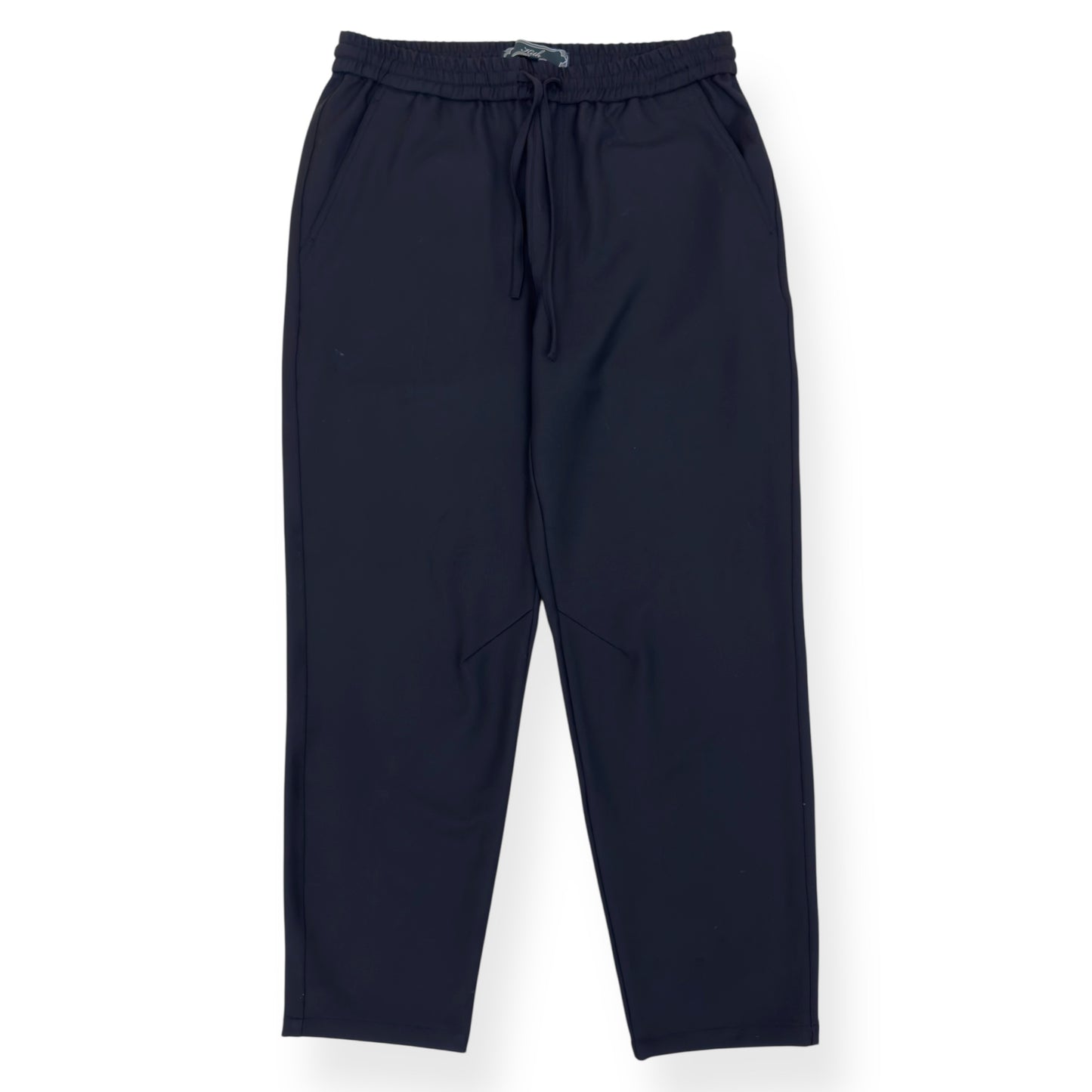 KITH DOUBLE WEAVE ELMHURST TRACK PANTS BLACK L