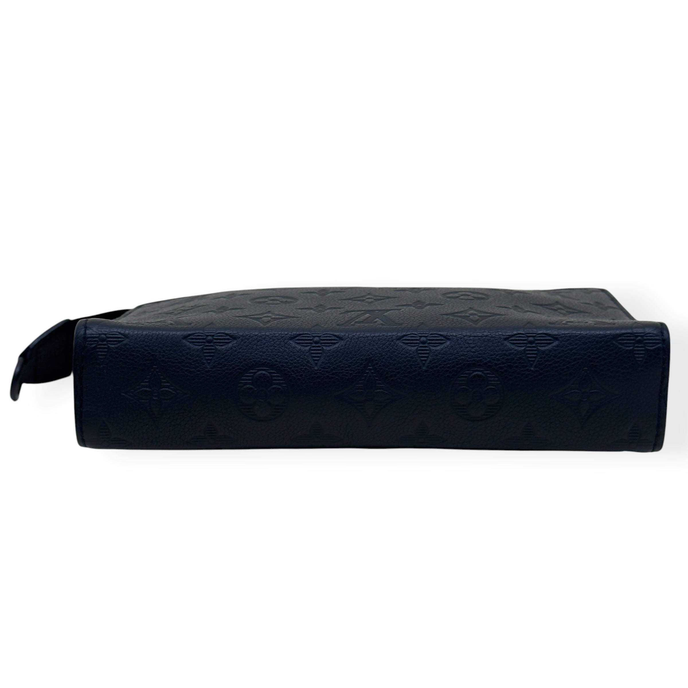 LOUIS VUITTON GASTON SHADOW MONOGRAM WEARABLE BAG BLACK S