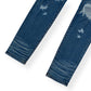 AMIRI DISTRESSED SKINNY DENIM JEANS BLUE W34”