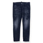 DSQUARED2 DISTRESSED DENIM JEANS BLACK 52 / XL
