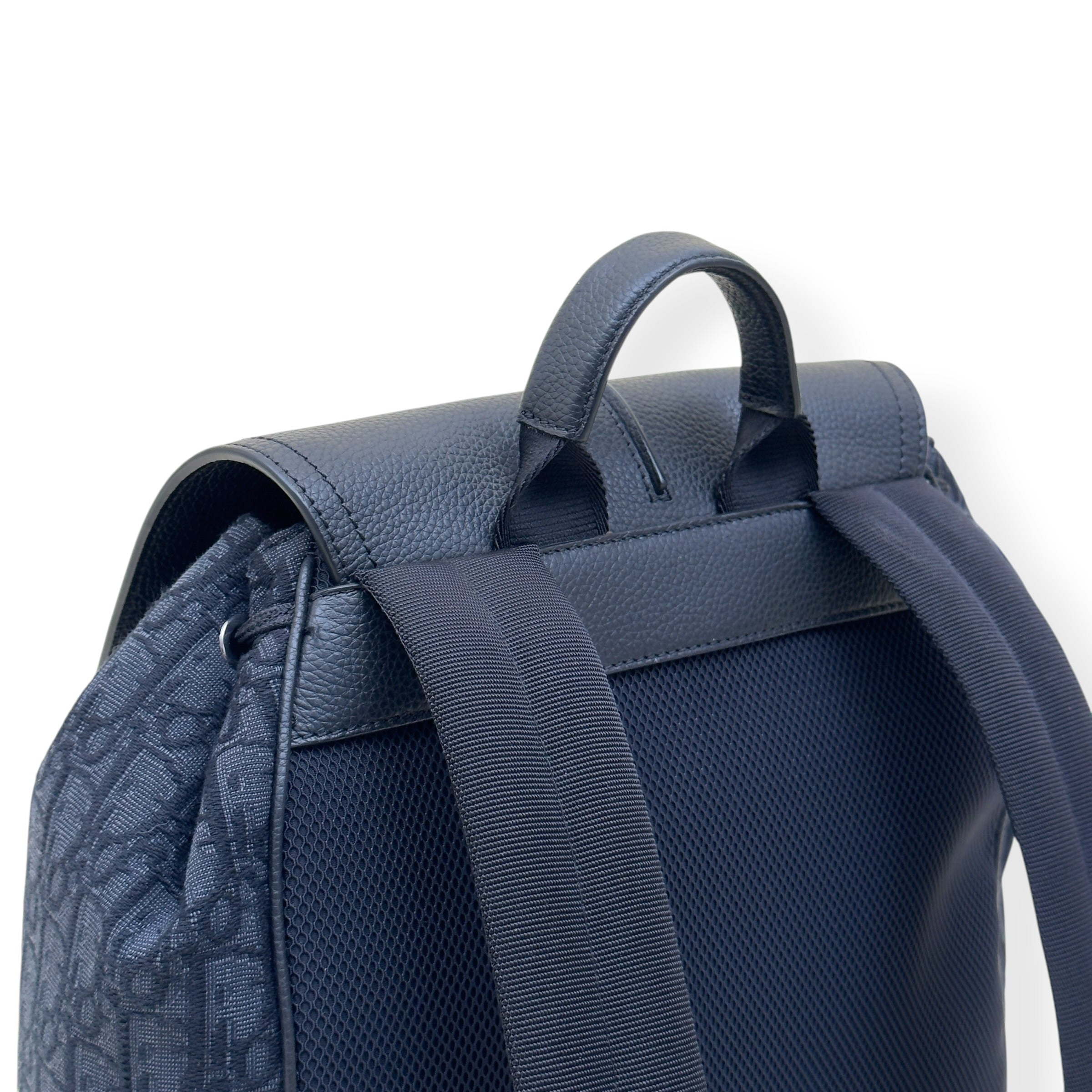 DIOR HIT THE ROAD OBLIQUE JACQUARD BACKPACK BLACK O/S