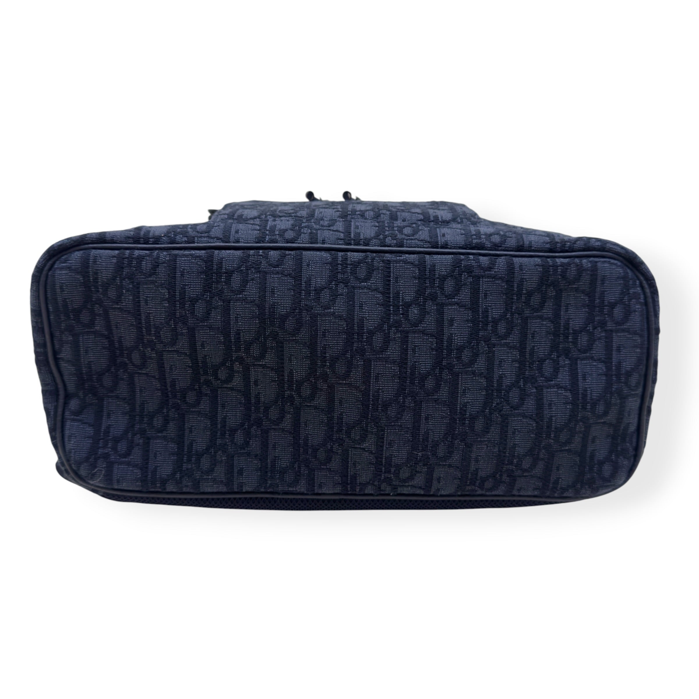 DIOR HIT THE ROAD OBLIQUE JACQUARD BACKPACK BLACK O/S