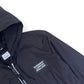 BURBERRY LOCATION PRINT HOODED WINDBREAKER JACKET BLACK M