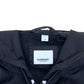 BURBERRY LOCATION PRINT HOODED WINDBREAKER JACKET BLACK M