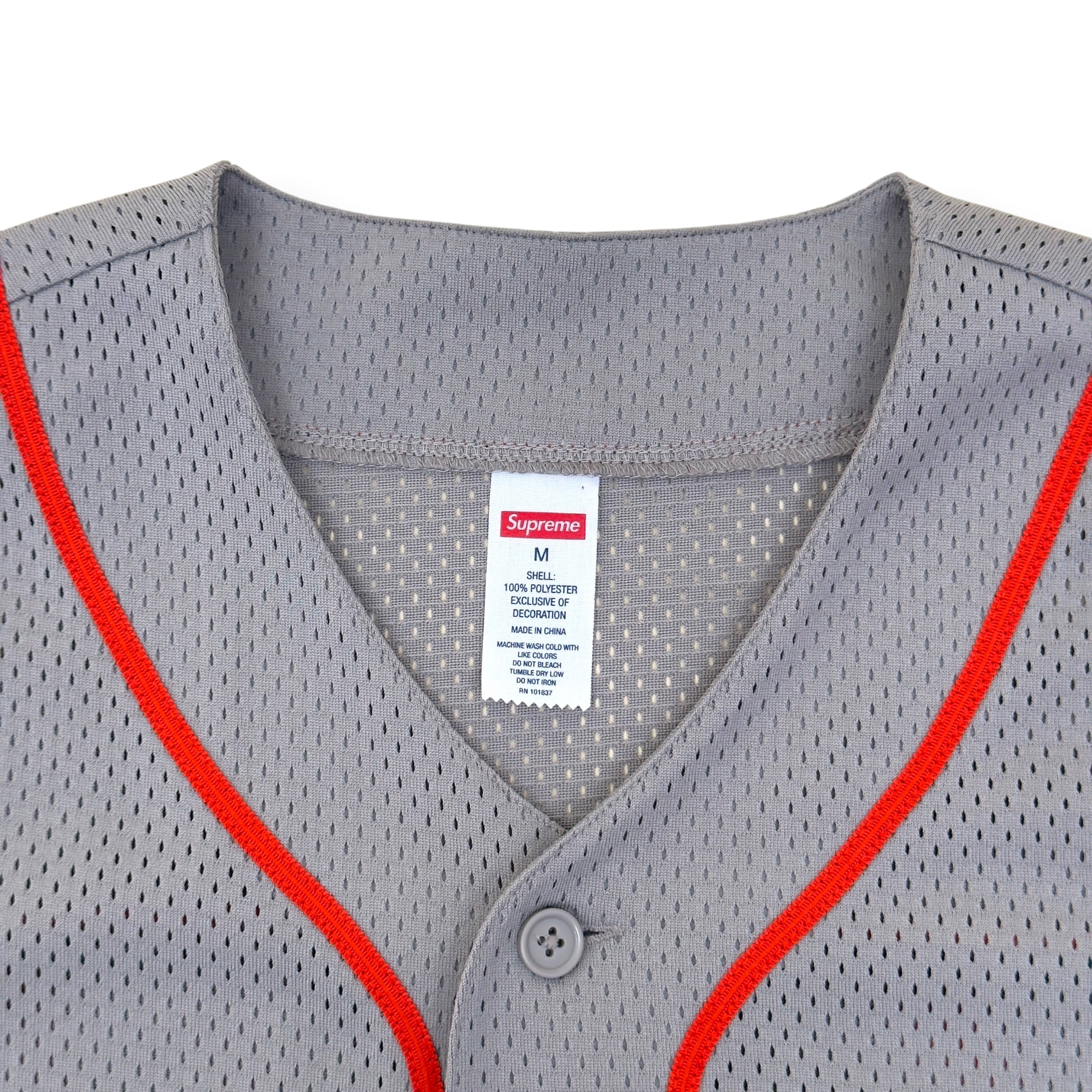 SUPREME OLD ENGLISH BASEBALL JERSEY GREY M