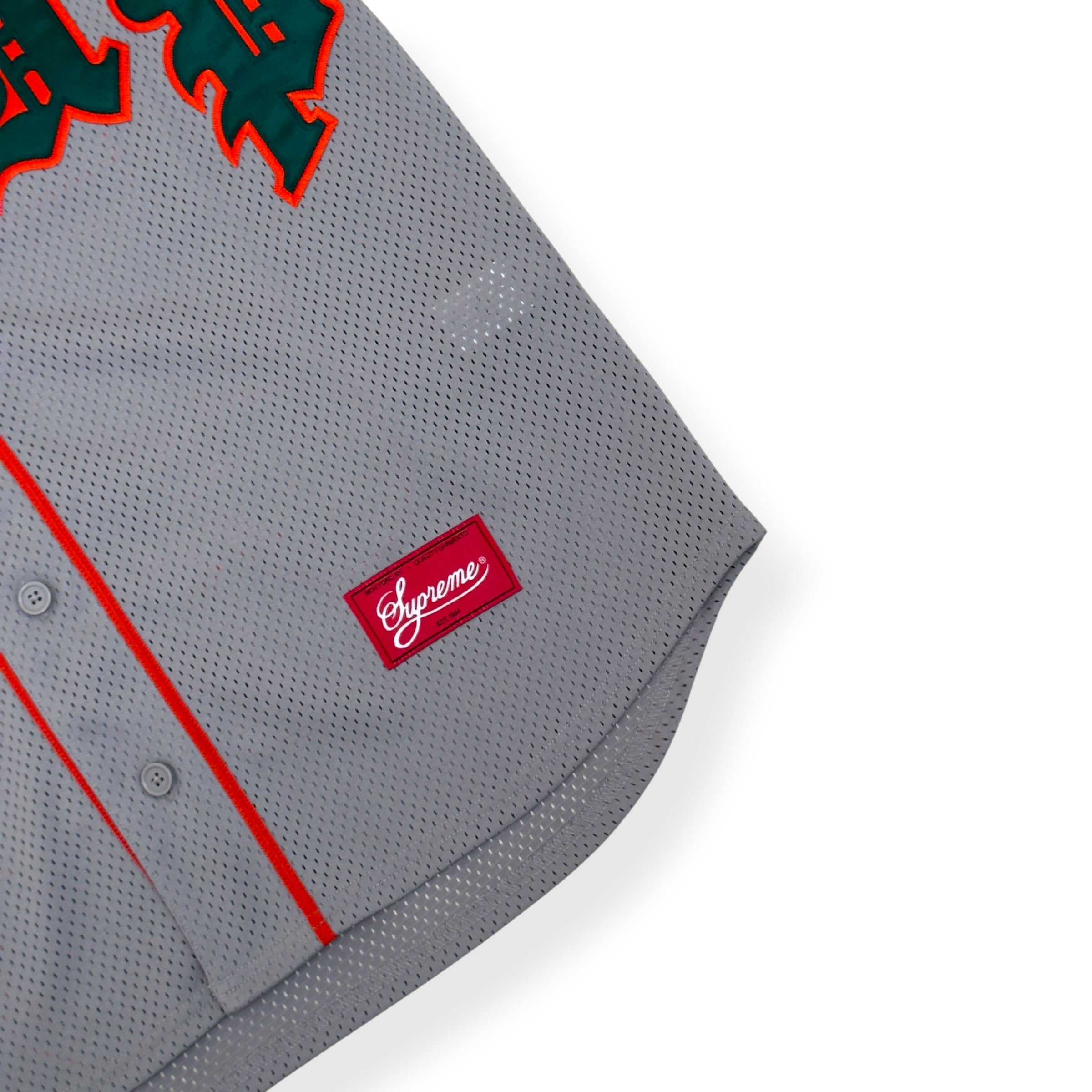 SUPREME OLD ENGLISH BASEBALL JERSEY GREY M