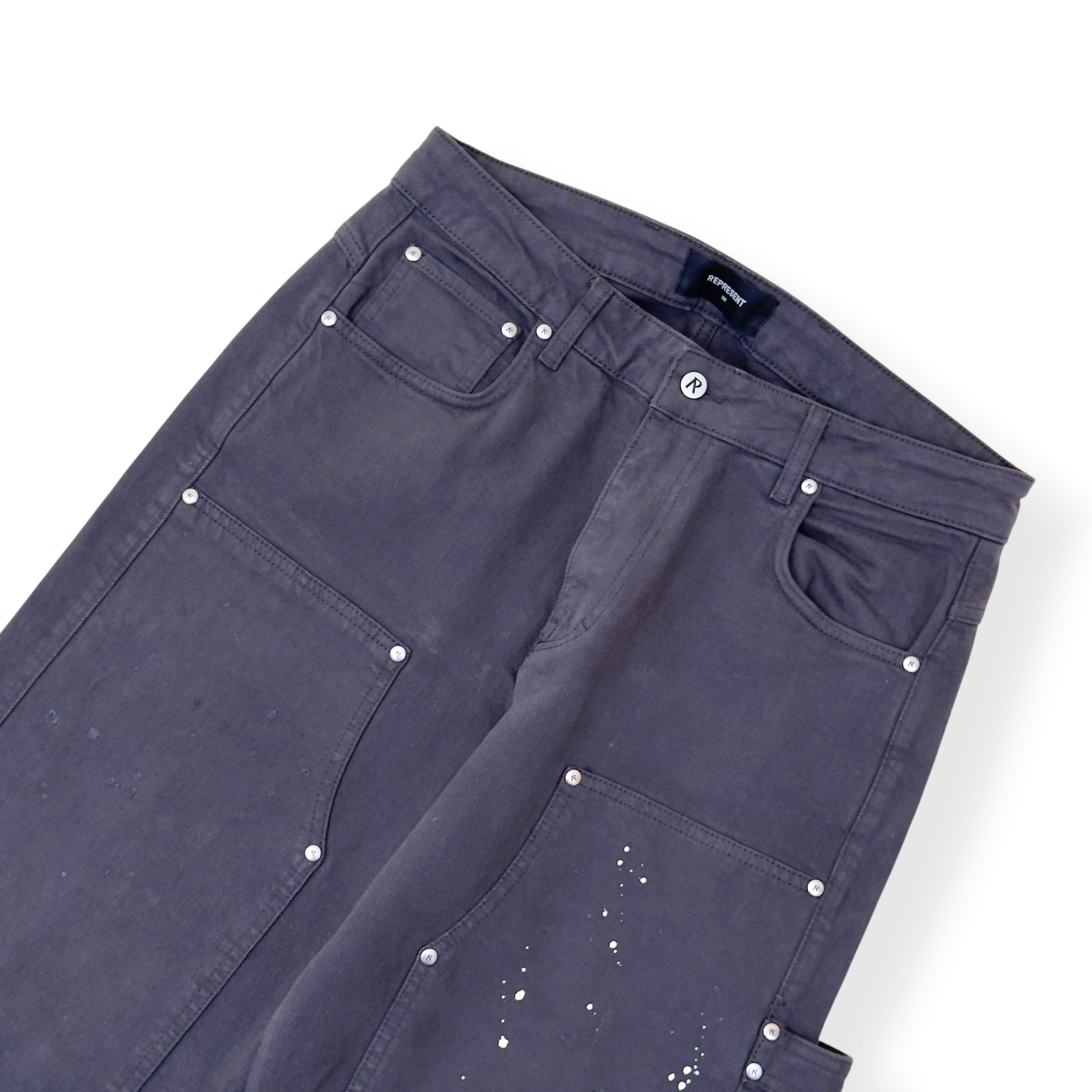 REPRESENT CARPENTER DENIM JEANS CHARCOAL W32 / M