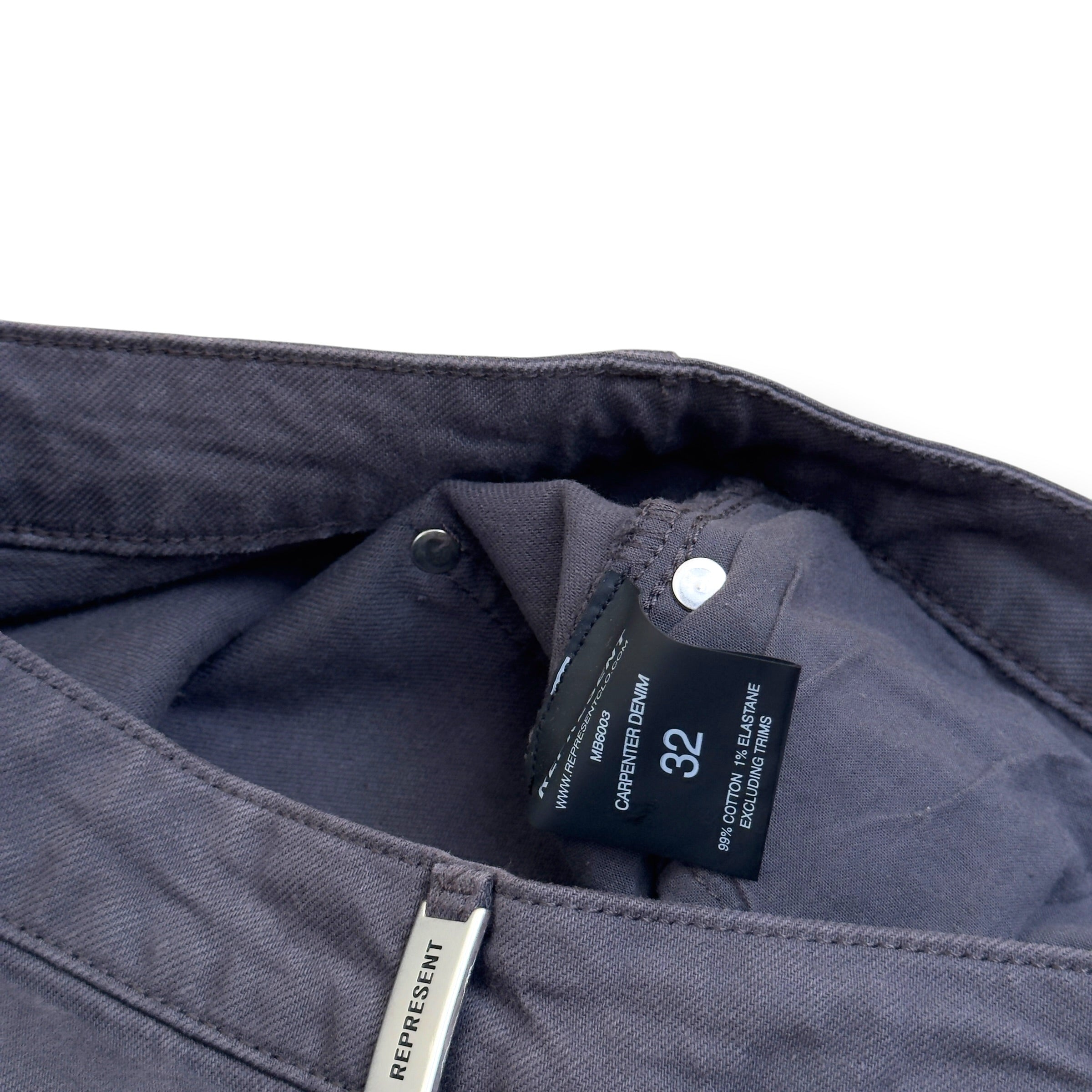 REPRESENT CARPENTER DENIM JEANS CHARCOAL W32 / M