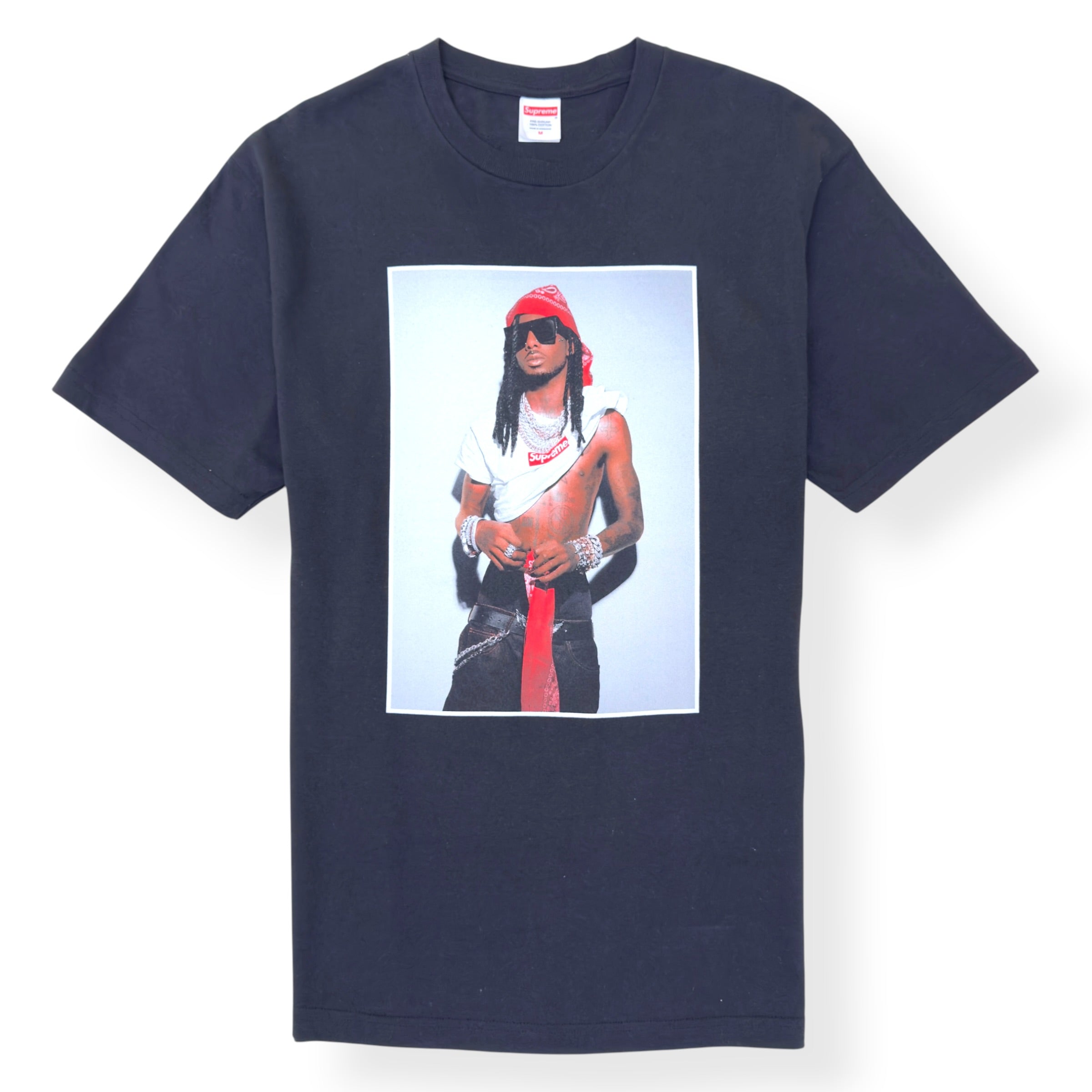 SUPREME LIL WAYNE PHOTO T-SHIRT BLACK M
