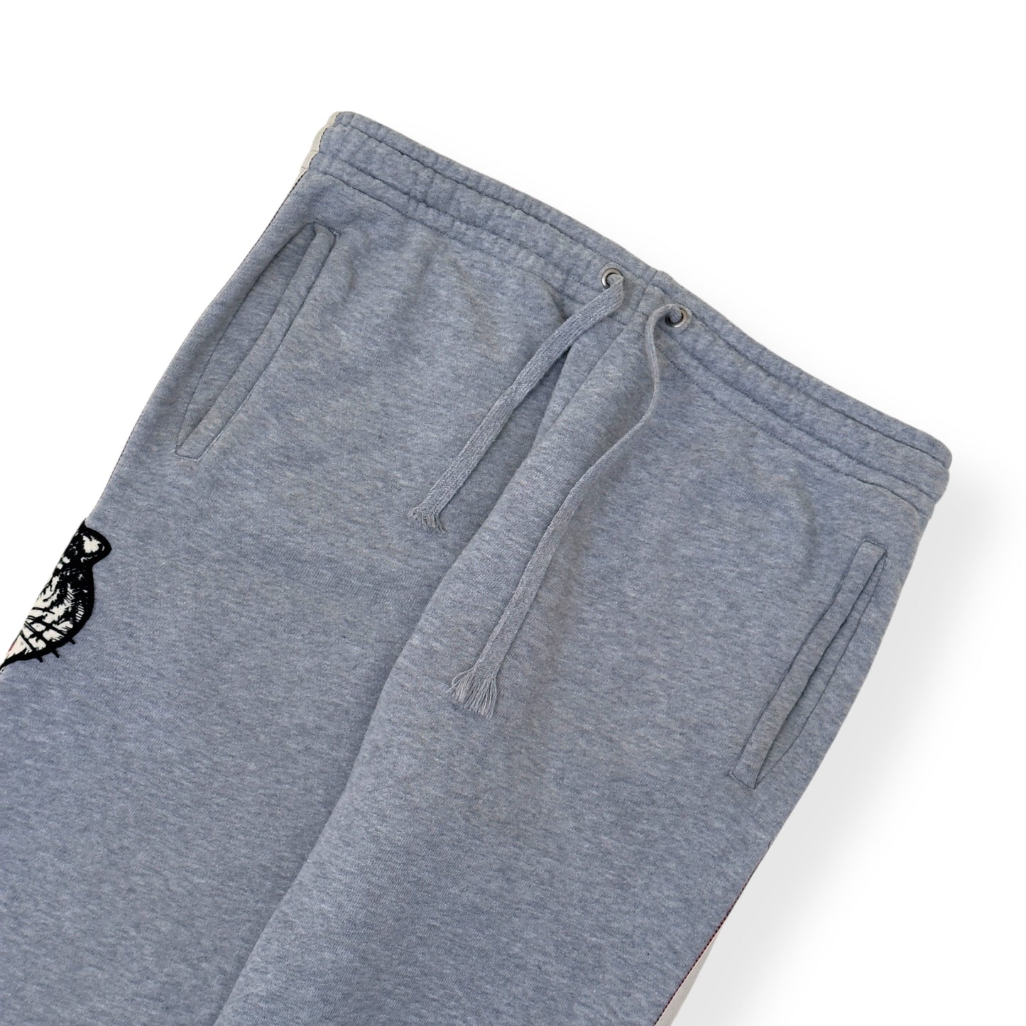GUCCI WOLF MOTIF JERSEY SWEATPANTS GREY M