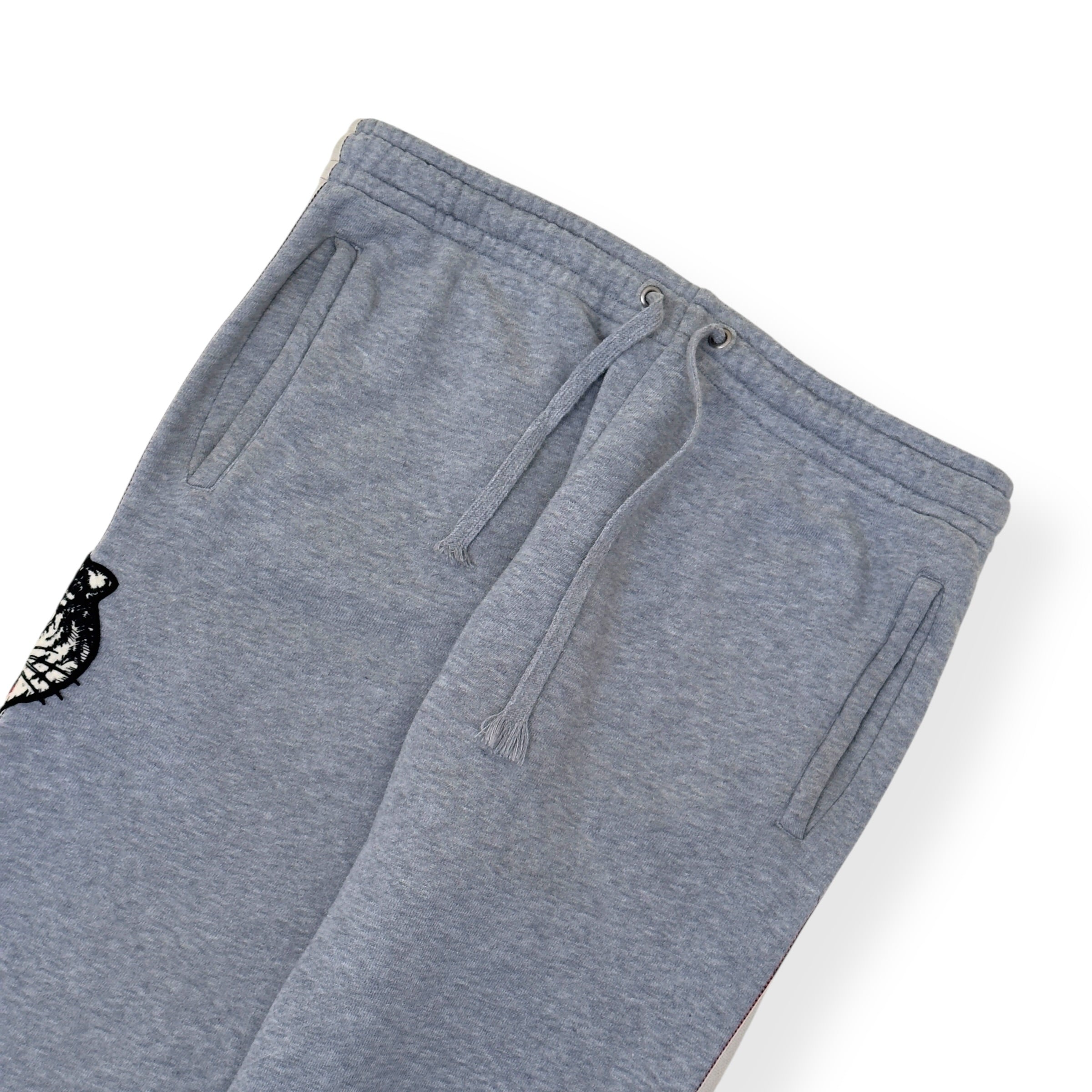 GUCCI WOLF MOTIF JERSEY SWEATPANTS GREY M