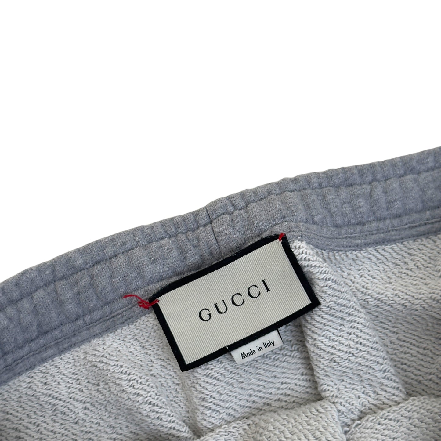 GUCCI WOLF MOTIF JERSEY SWEATPANTS GREY M