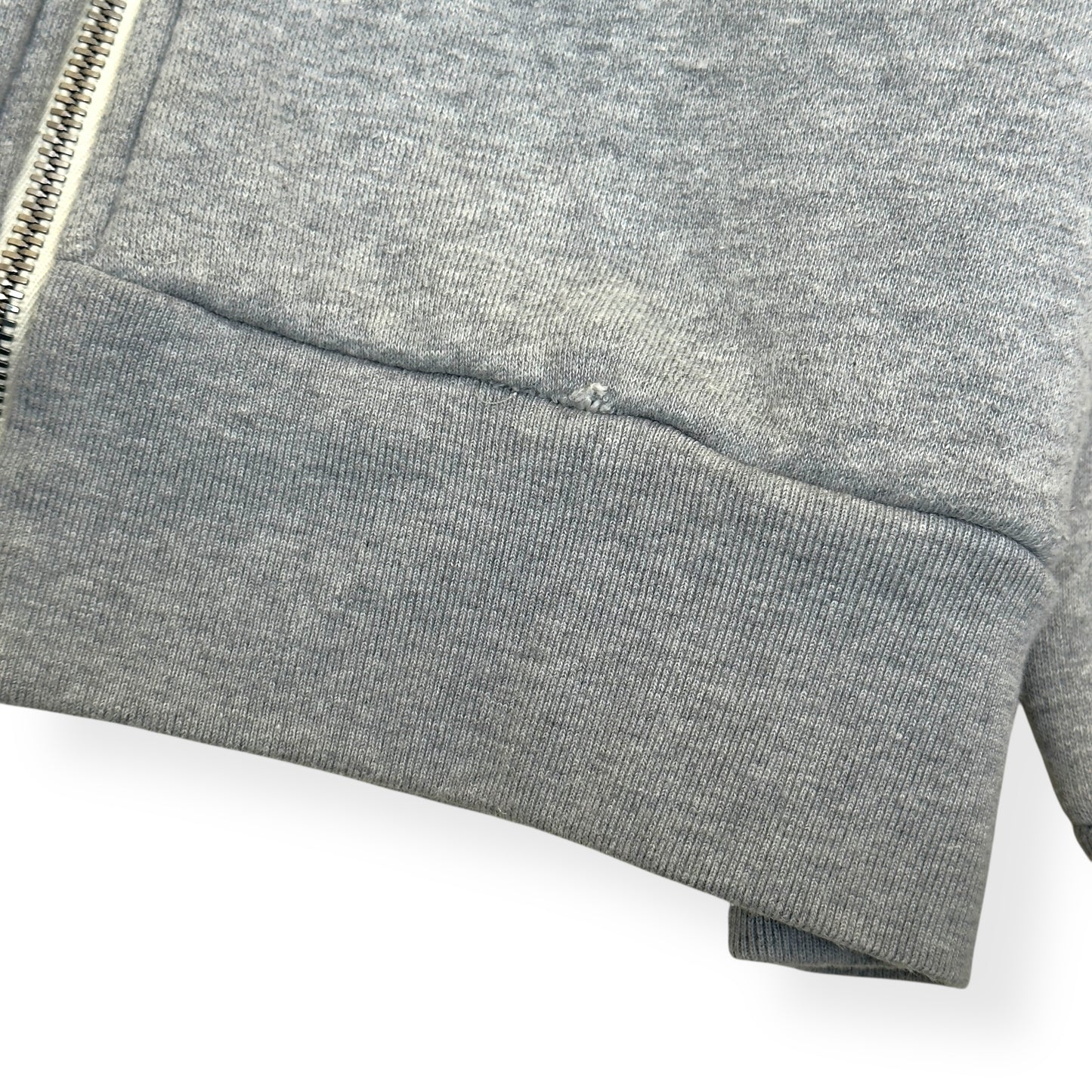 GUCCI TAPE LOGO COTTON HOODIE GREY M