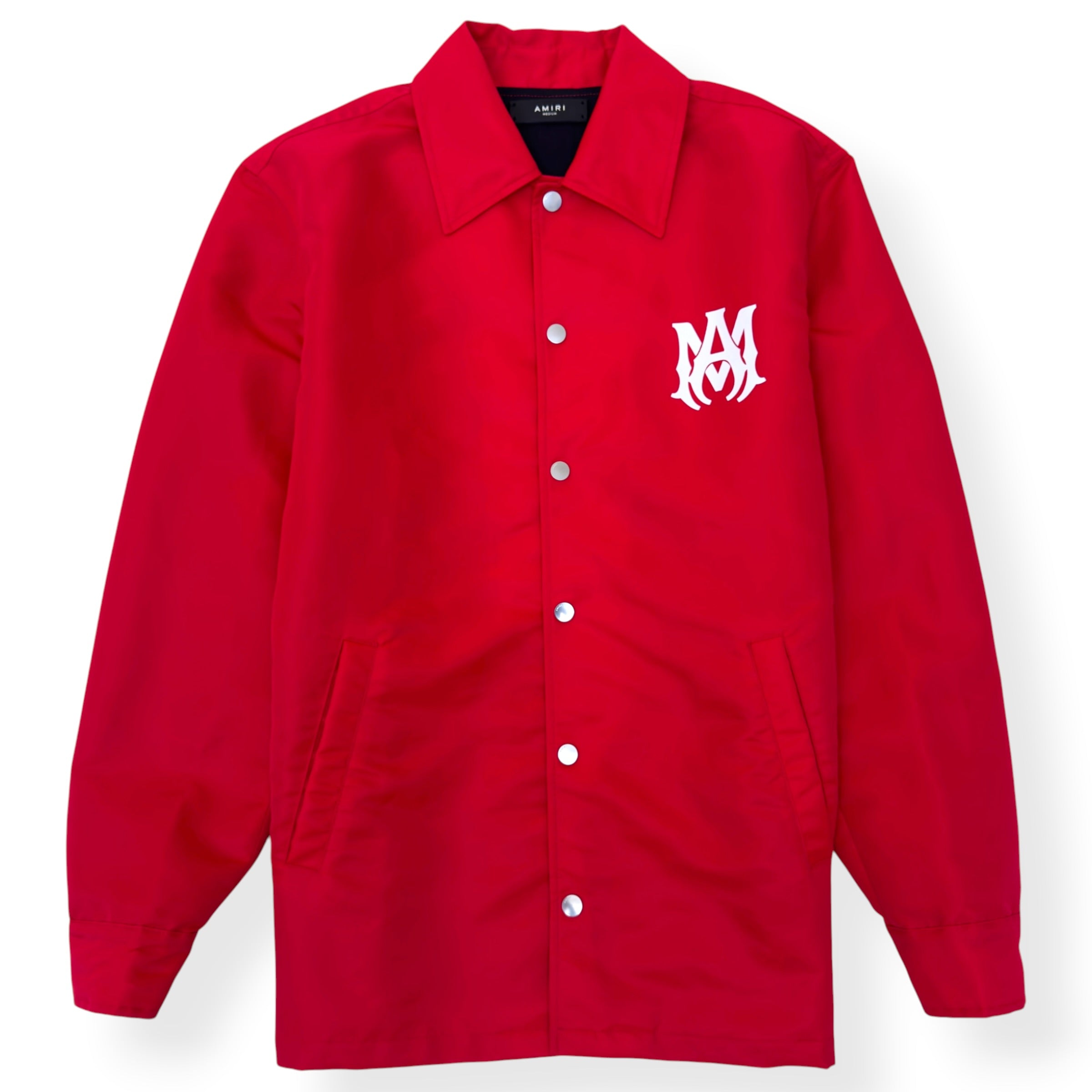 AMIRI MA LOGO COACH JACKET RED M