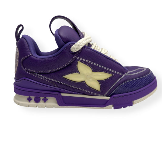 LOUIS VUITTON LV SKATE SNEAKER LUXURY PURPLE UK7