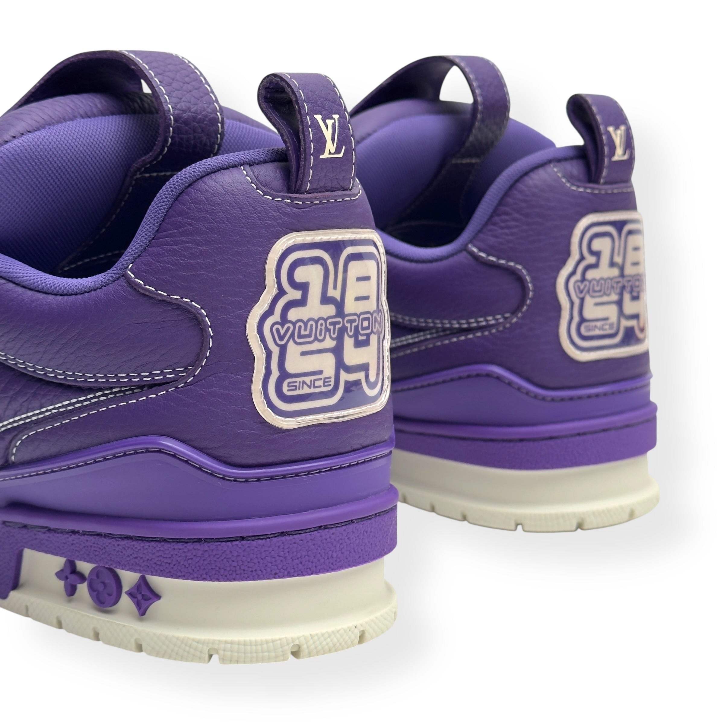 LOUIS VUITTON LV SKATE SNEAKER LUXURY PURPLE UK7