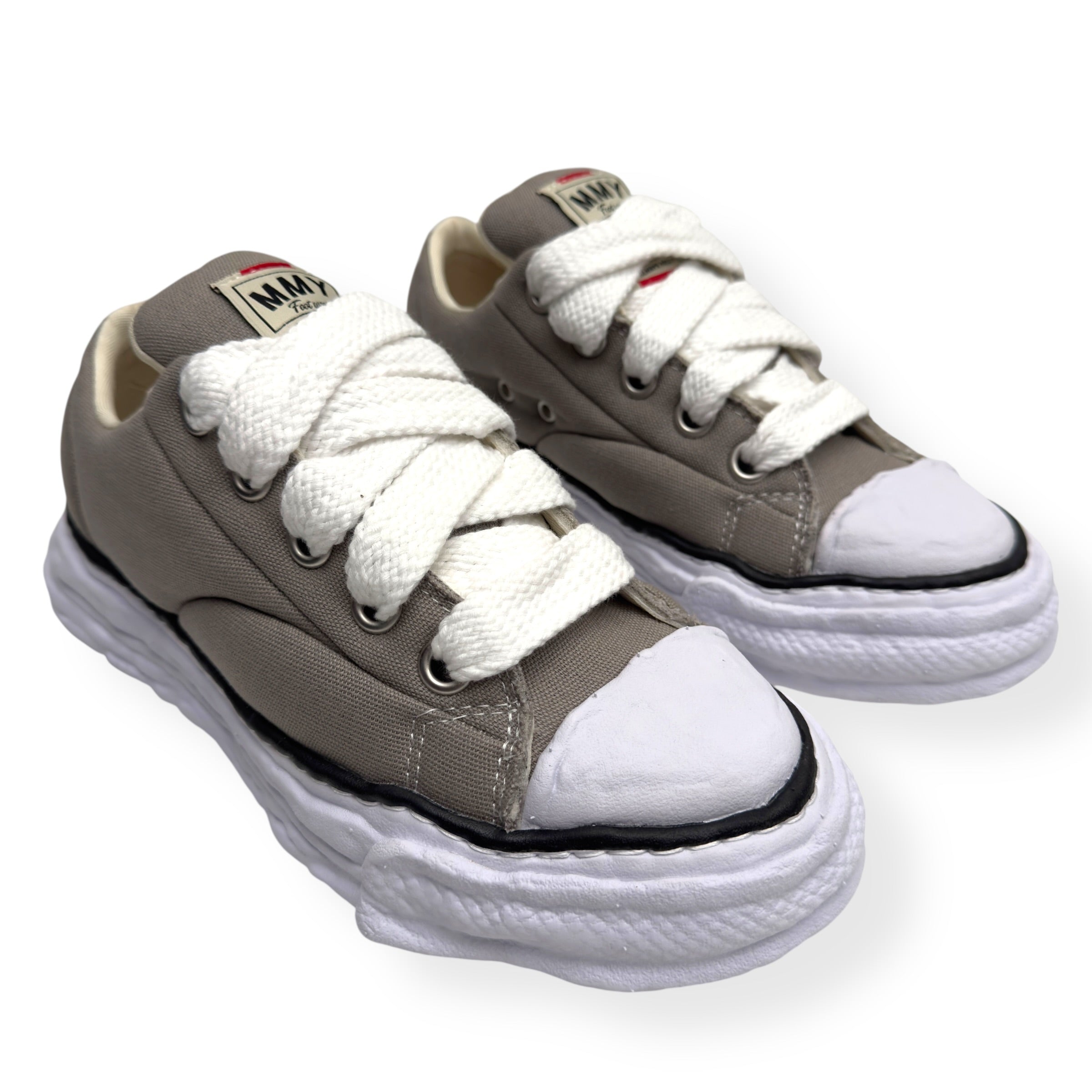 MAISON MIHARA YASUHIRO PETERON 23 CANVAS SNEAKER BEIGE UK7