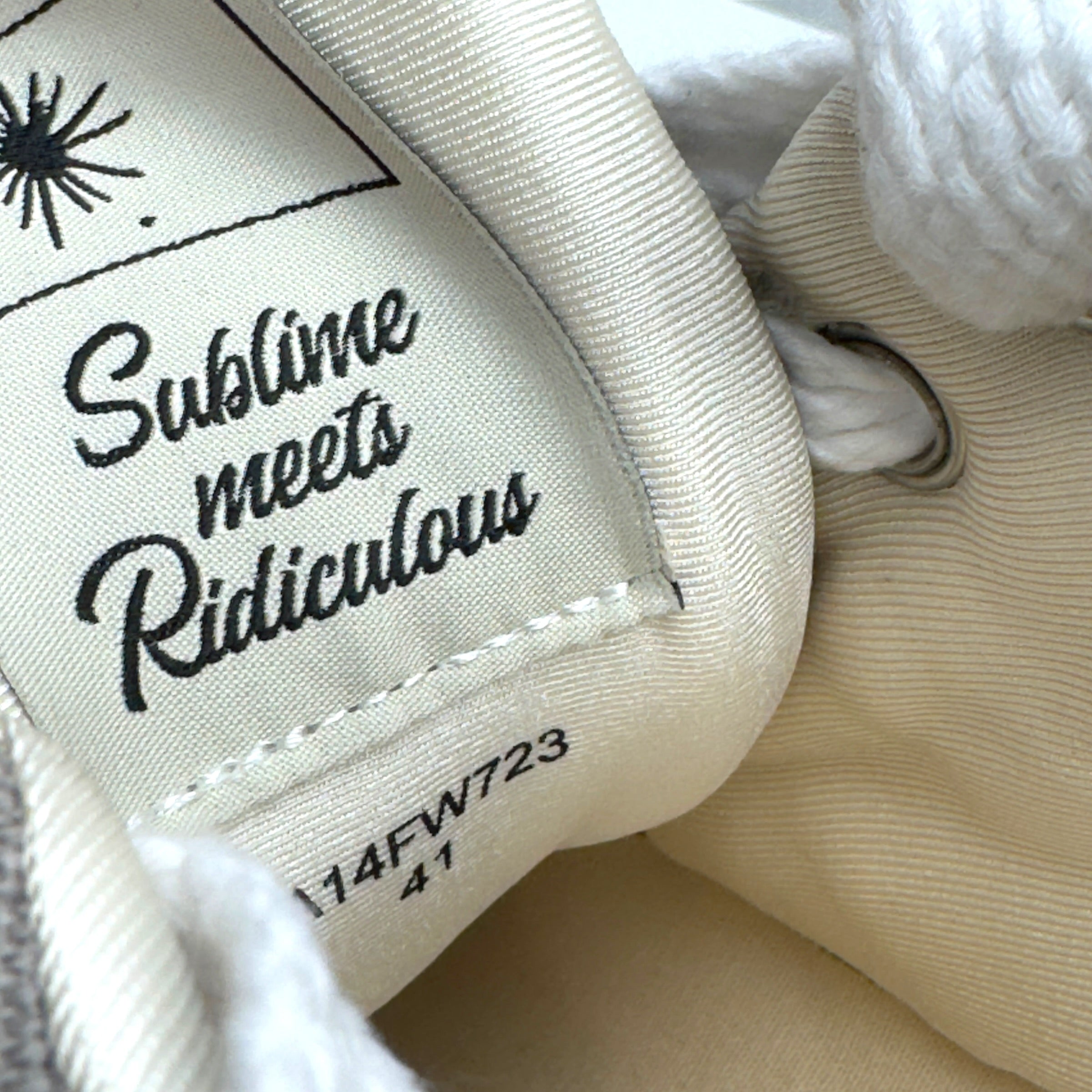 MAISON MIHARA YASUHIRO PETERON 23 CANVAS SNEAKER BEIGE UK7