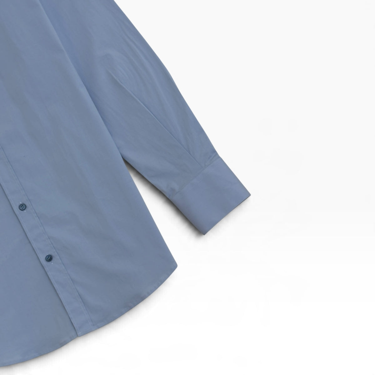 DOLCE & GABBANA GOLD SHIRT LIGHT BLUE 15.75” / 40 / M