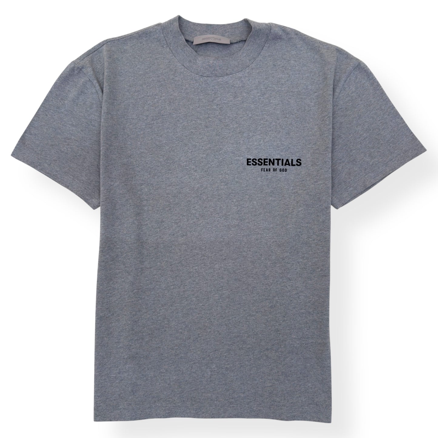 ESSENTIALS FEAR OF GOD COTTON T-SHIRT GREY S