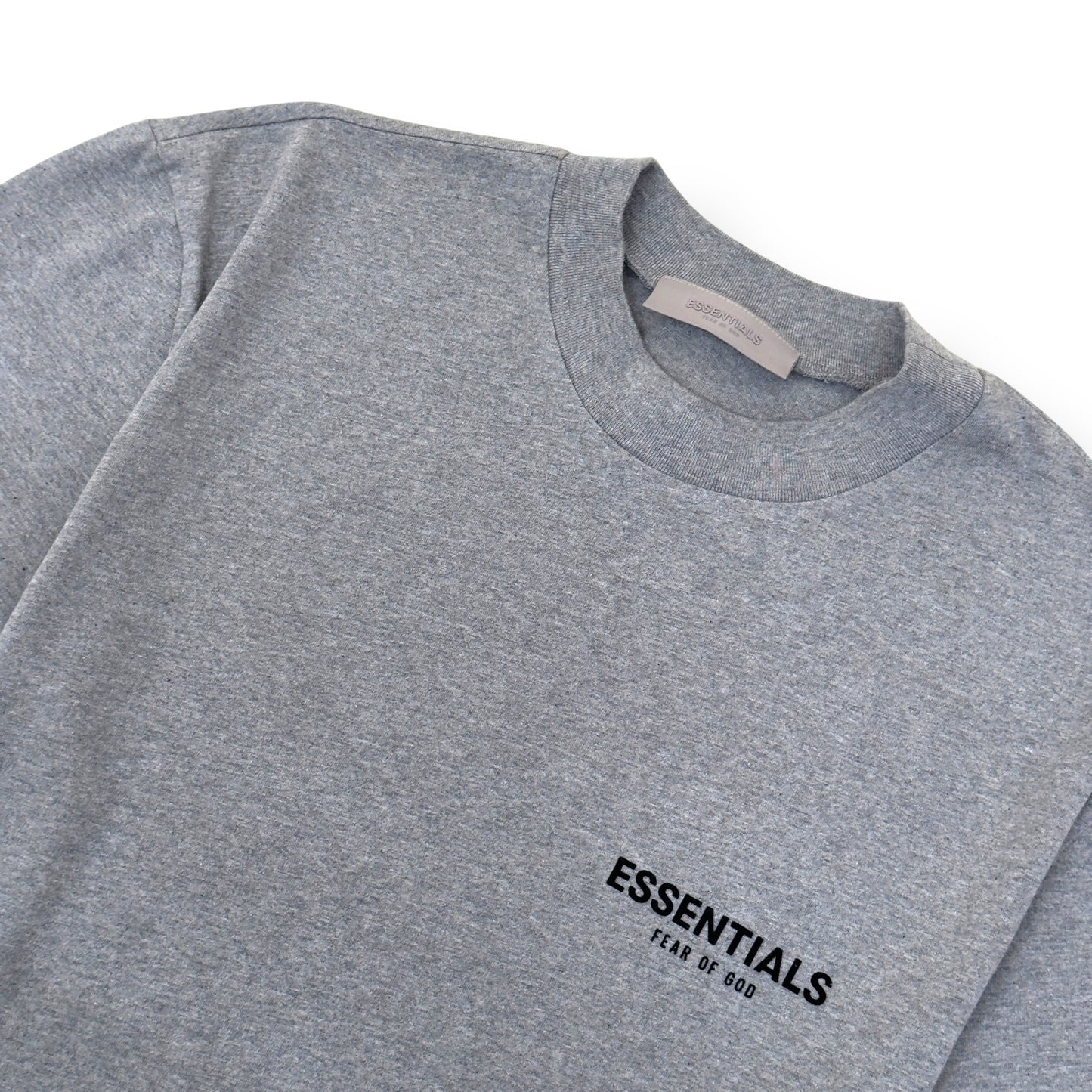 ESSENTIALS FEAR OF GOD COTTON T-SHIRT GREY S