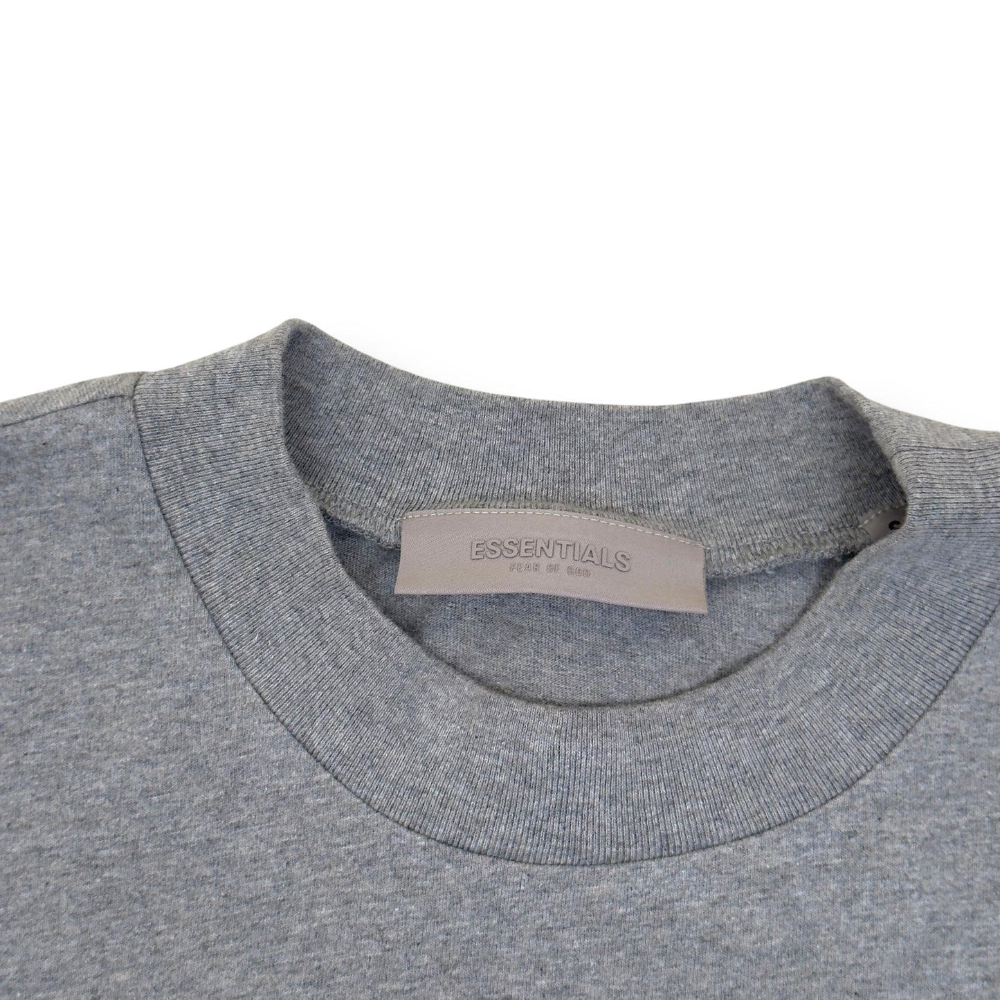 ESSENTIALS FEAR OF GOD COTTON T-SHIRT GREY S