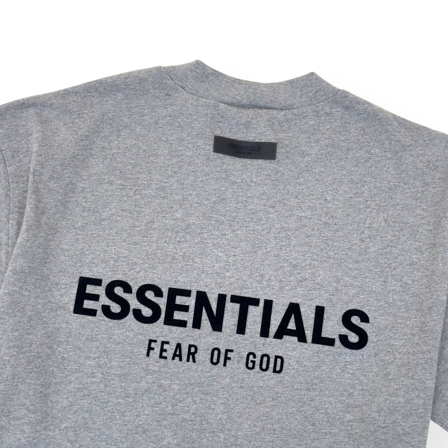 ESSENTIALS FEAR OF GOD COTTON T-SHIRT GREY S