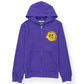 DENIM TEARS UNIVERSITY LOGO ZIP HOODIE PURPLE M