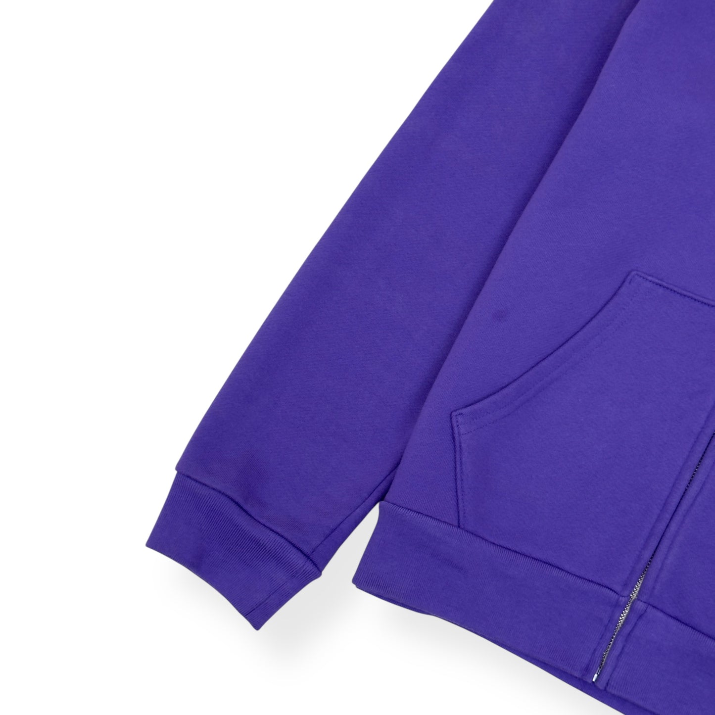 DENIM TEARS UNIVERSITY LOGO ZIP HOODIE PURPLE M