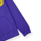DENIM TEARS UNIVERSITY LOGO ZIP HOODIE PURPLE M