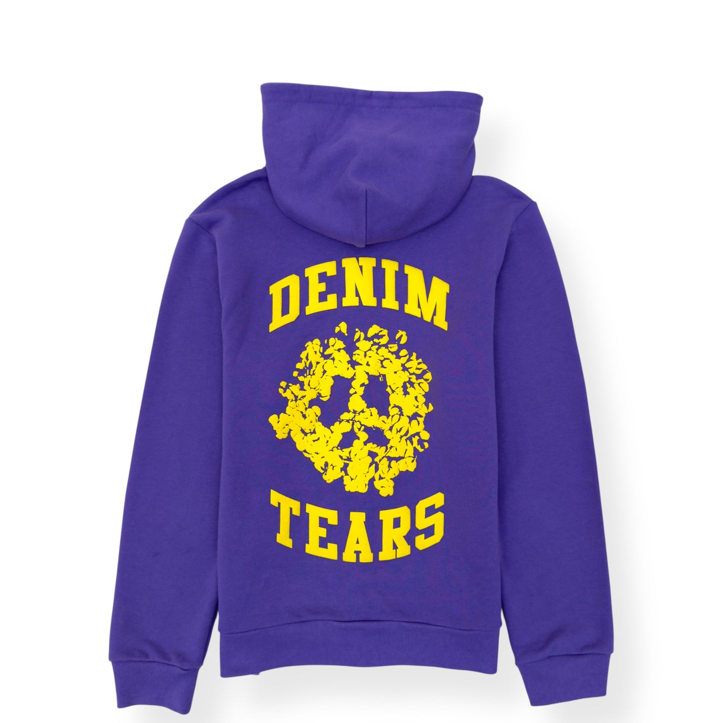 DENIM TEARS UNIVERSITY LOGO ZIP HOODIE PURPLE M