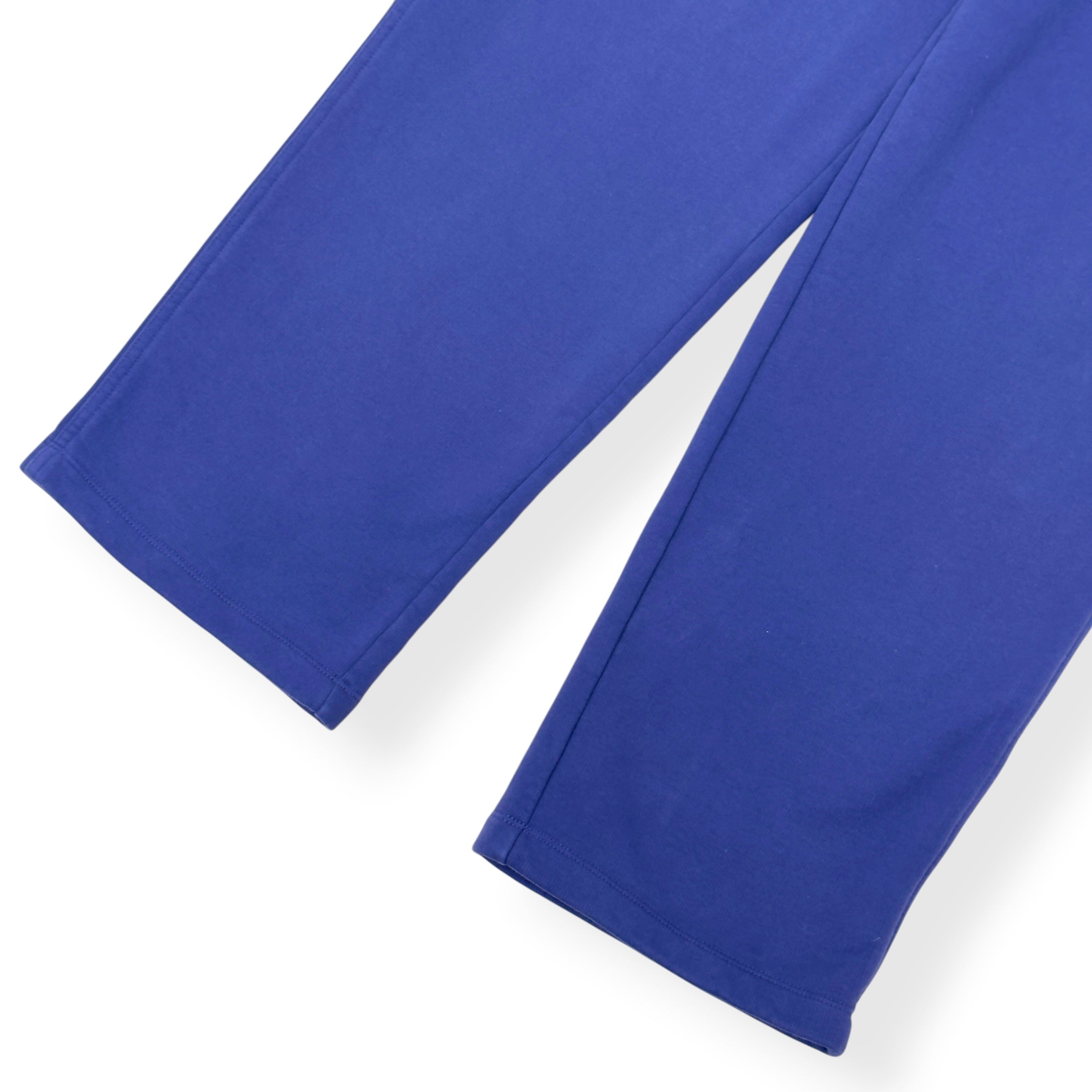 BALENCIAGA OVERSIZED POLITICAL LOGO SWEATPANTS BLUE XS
