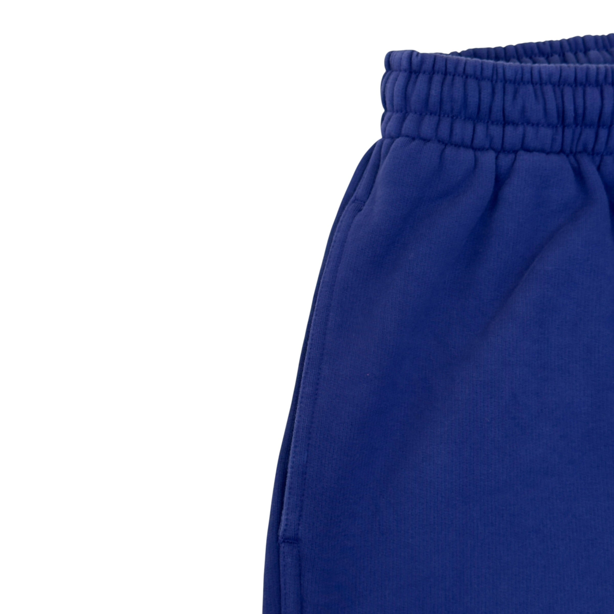 BALENCIAGA OVERSIZED POLITICAL LOGO SWEATPANTS BLUE XS