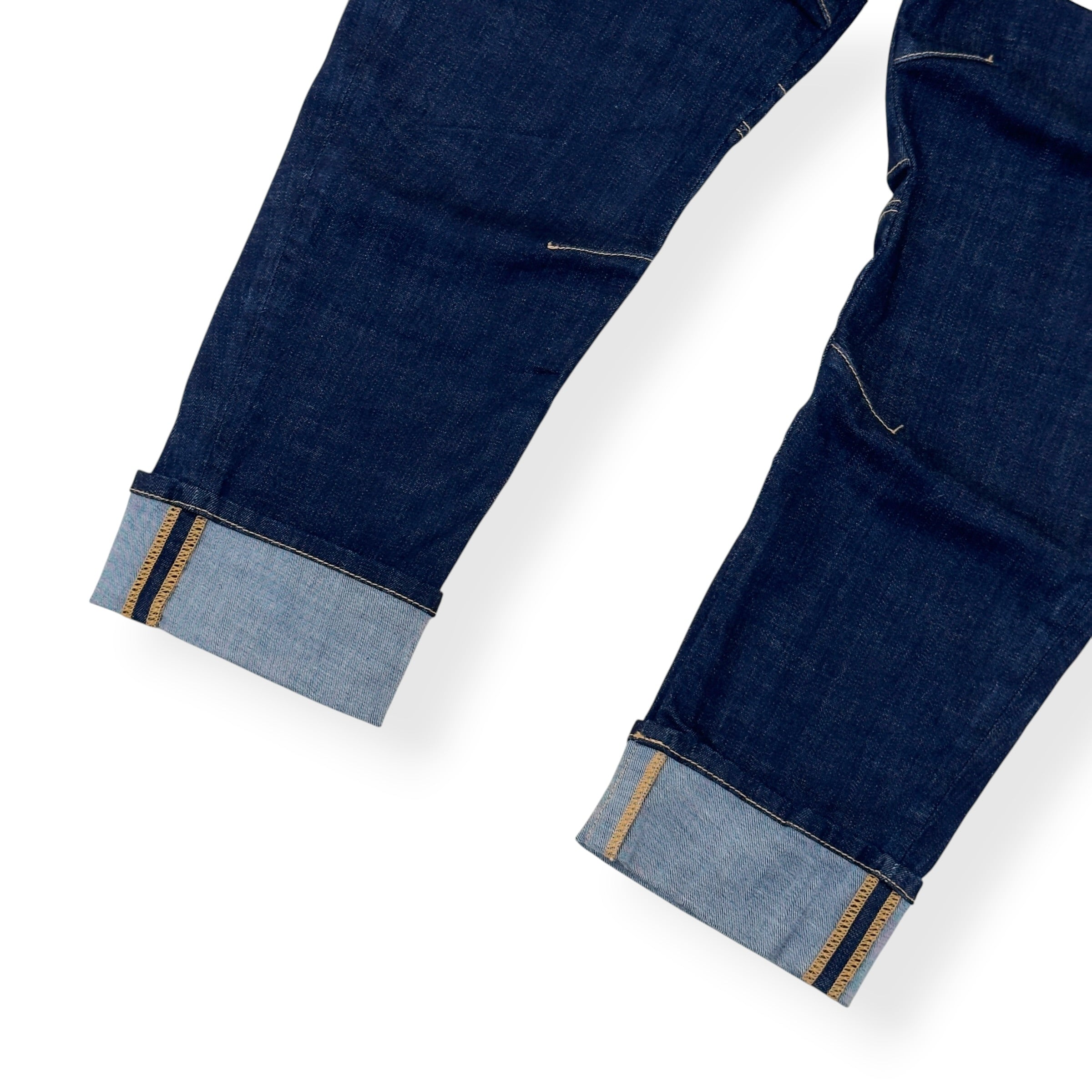DSQUARED2 CROPPED CAMO MULTI POCKET COMBAT DENIM JEANS BLUE 50 / L