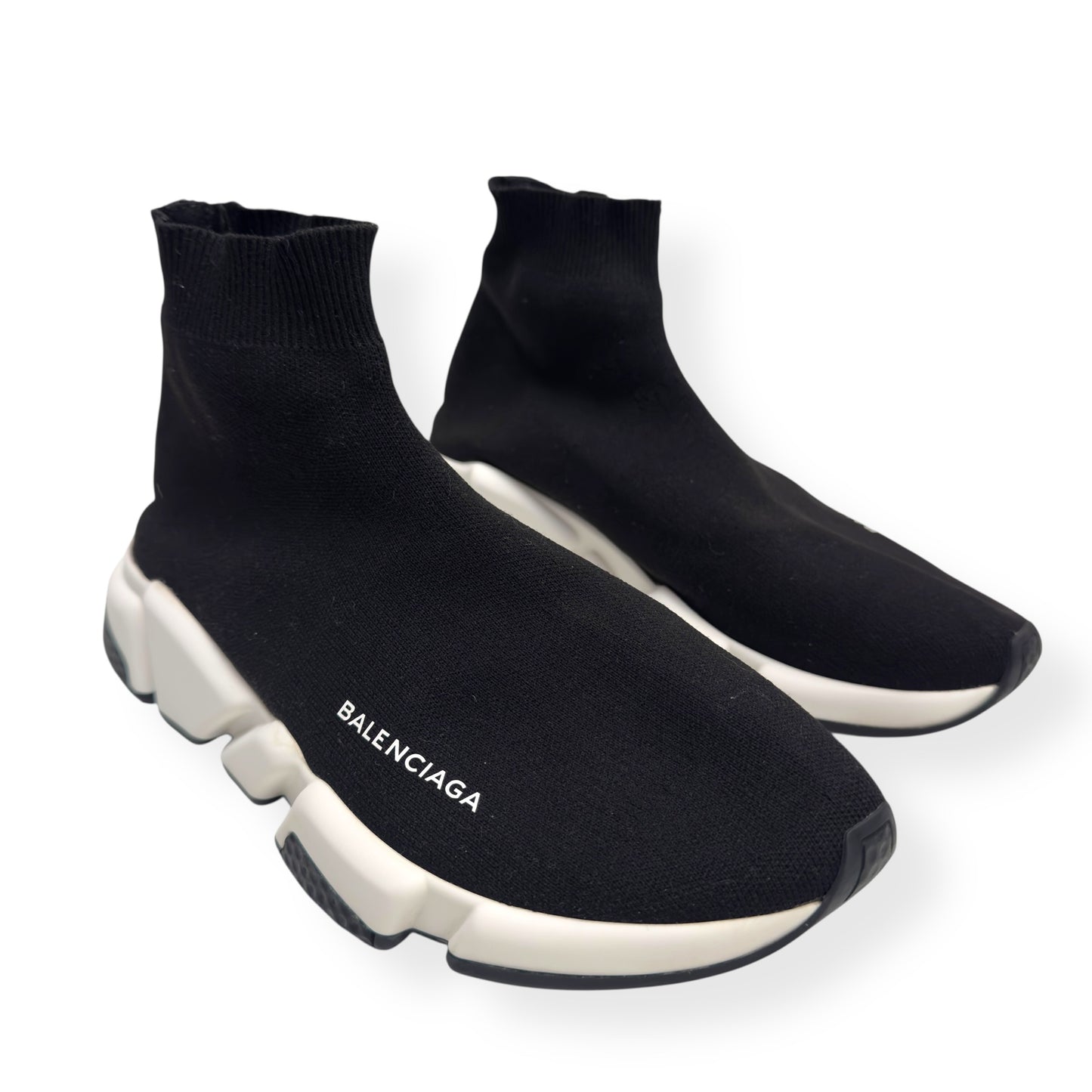 BALENCIAGA SPEED SNEAKER BLACK / WHITE 41 / UK7