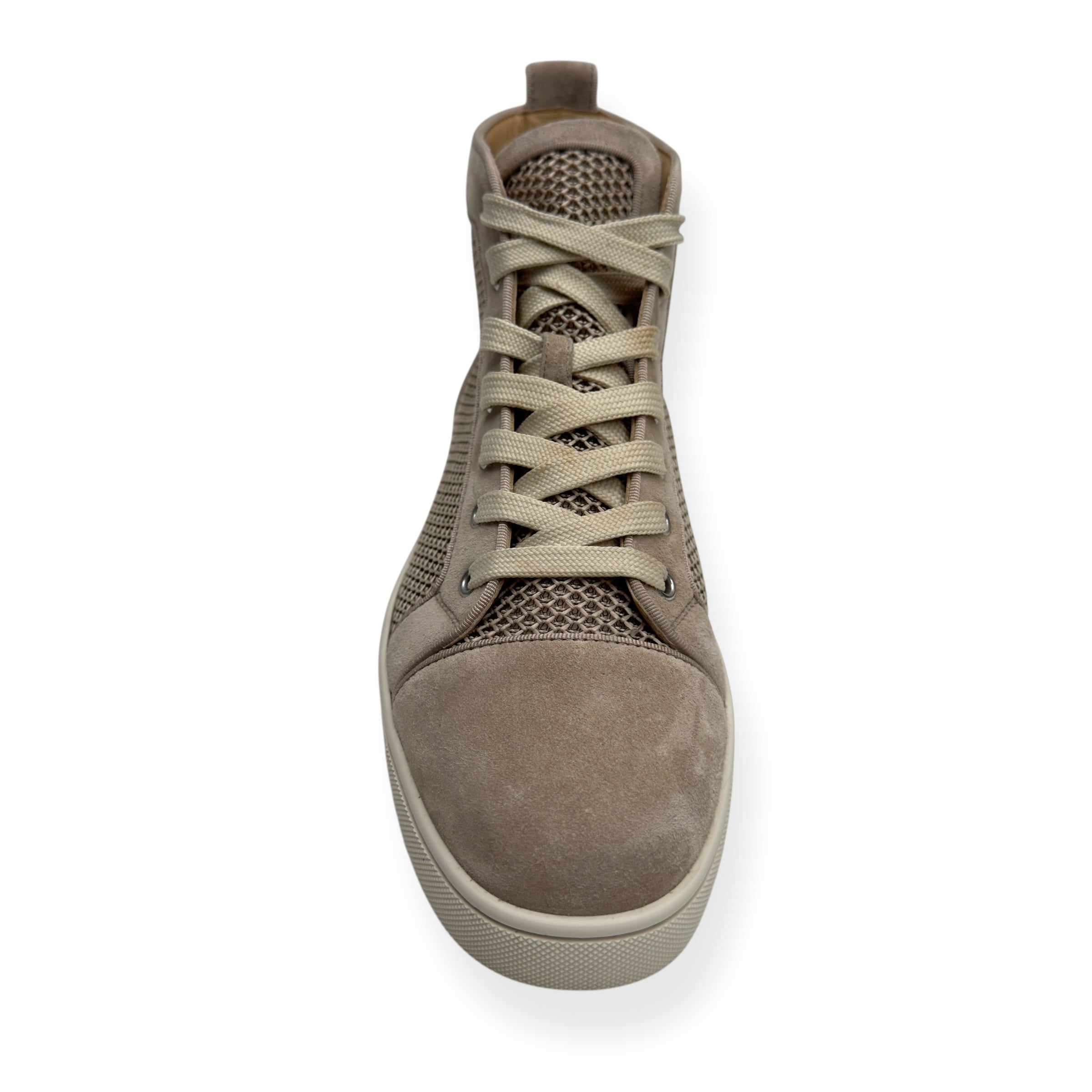 CHRISTIAN LOUBOUTIN WOVEN RANTUS ORLATO SNEAKER BEIGE / CREAM 40.5 / UK6.5