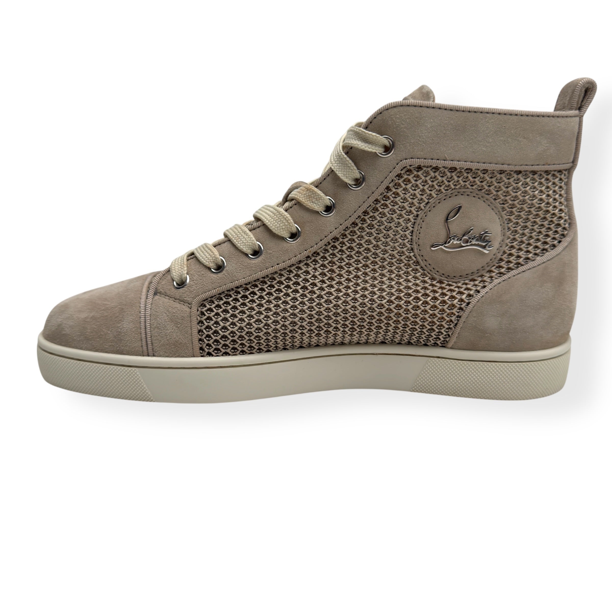 CHRISTIAN LOUBOUTIN WOVEN RANTUS ORLATO SNEAKER BEIGE / CREAM 40.5 / UK6.5