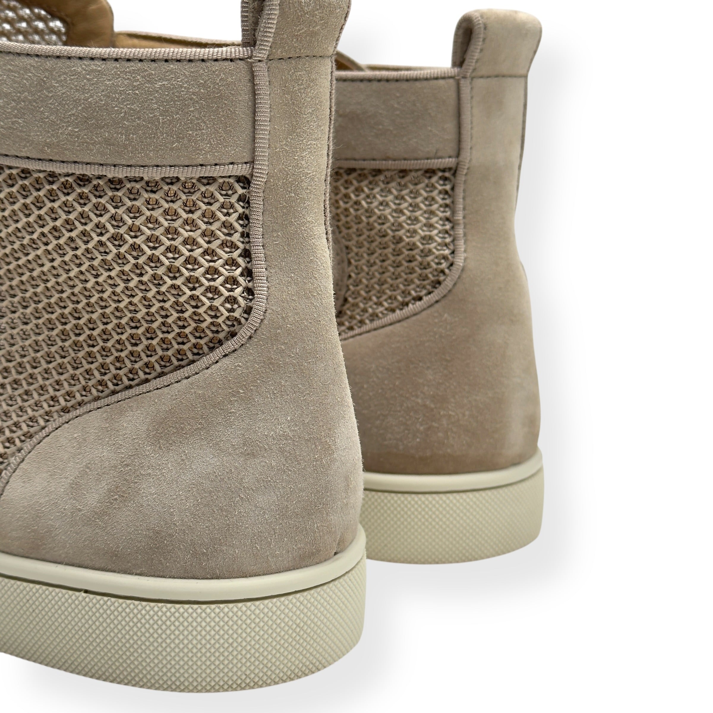 CHRISTIAN LOUBOUTIN WOVEN RANTUS ORLATO SNEAKER BEIGE / CREAM 40.5 / UK6.5