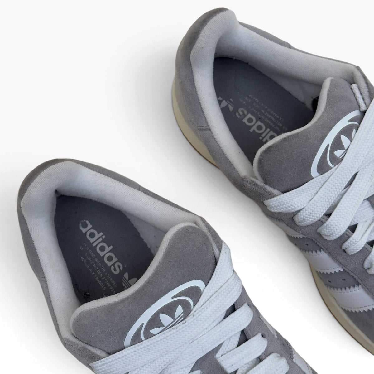 ADIDAS CAMPUS 00S TRAINERS GREY / WHITE UK10
