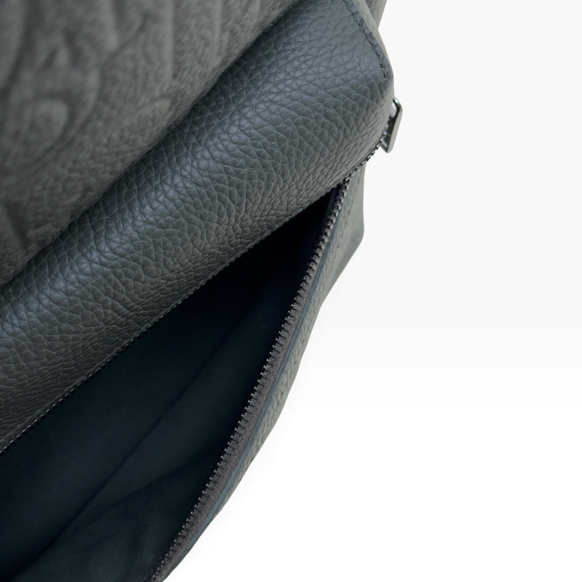 DIOR RIDER GRAINED LEATHER OBLIQUE EMBOSSED BACKPACK O/S